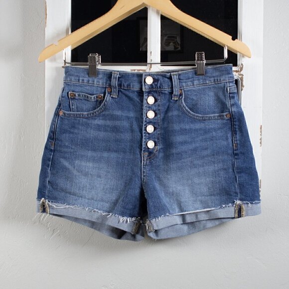 Gap Buttonfly Shorts - Size 2 - High Waist - Picture 1 of 3
